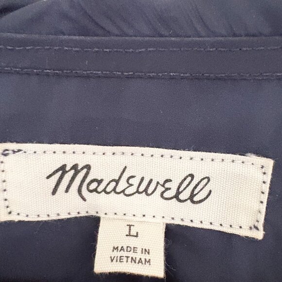 Madewell Packable Waterproof Raincheck Raincoat Size Large Gorpcore Minimalist - Picture 8 of 10